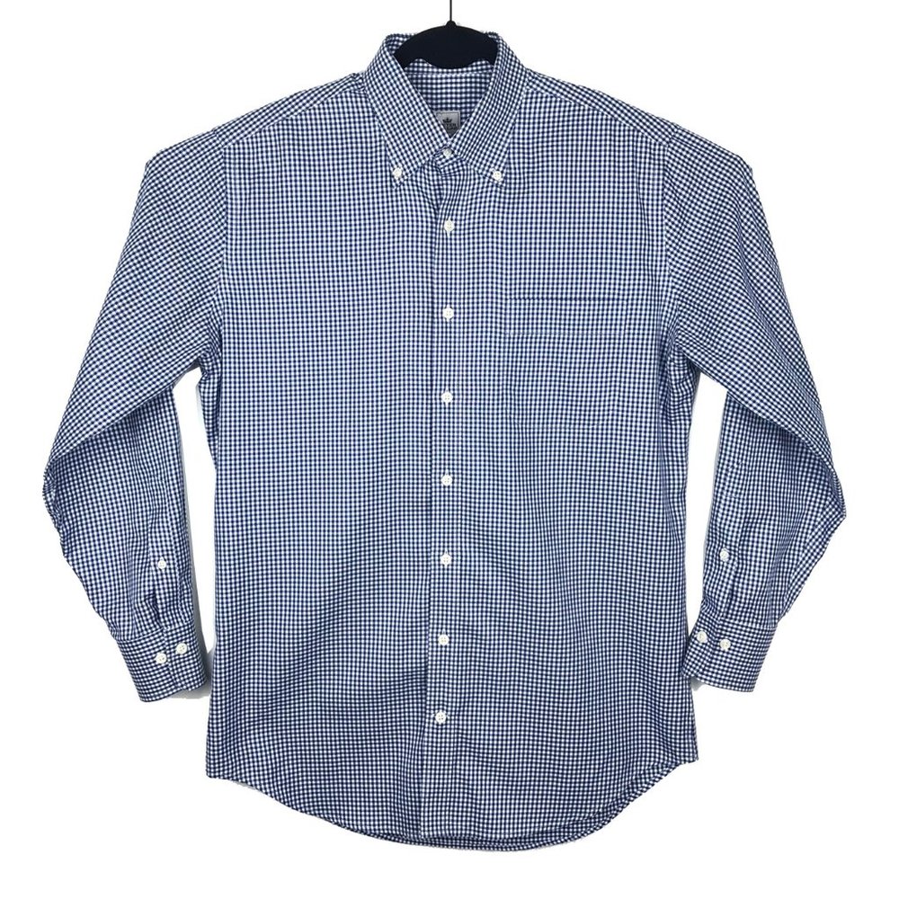 Peter Millar Plaid Nanoluxe Long Sleeve Shirt M